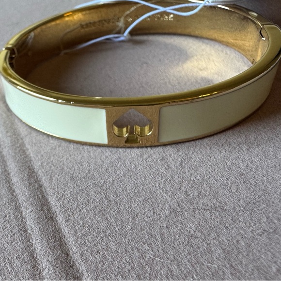 Kate Spade Gold and Cream Bangle Bracelet - Picture 3 of 8